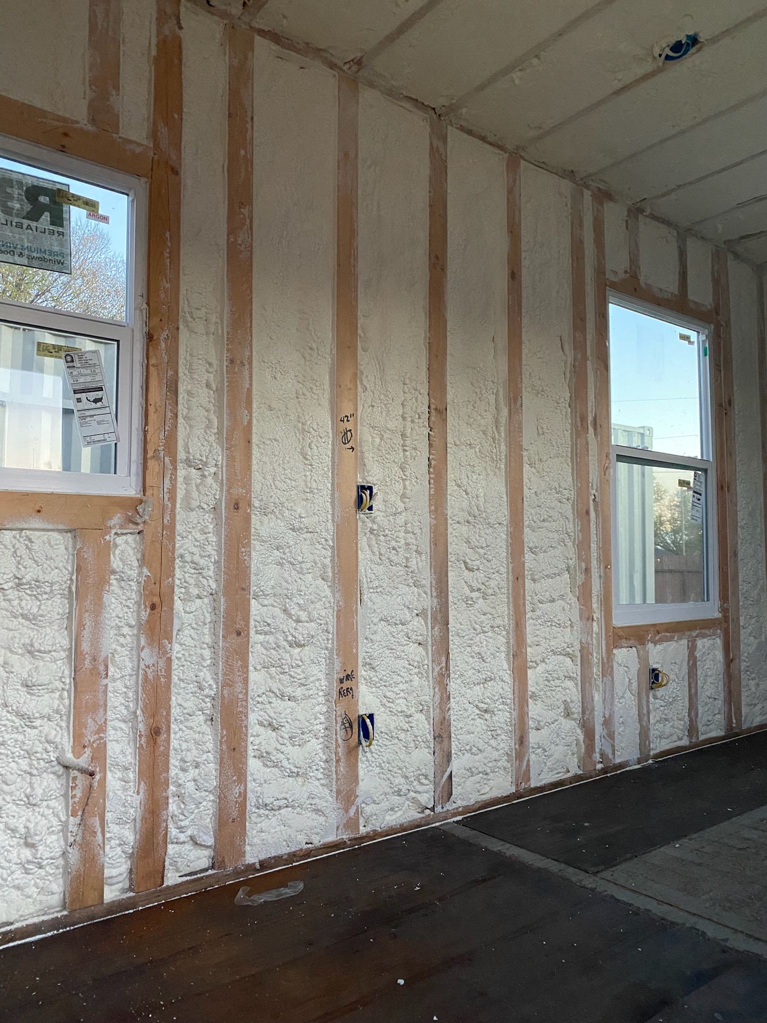 All of our Floor Plans come with a High Efficiency Insulation Package