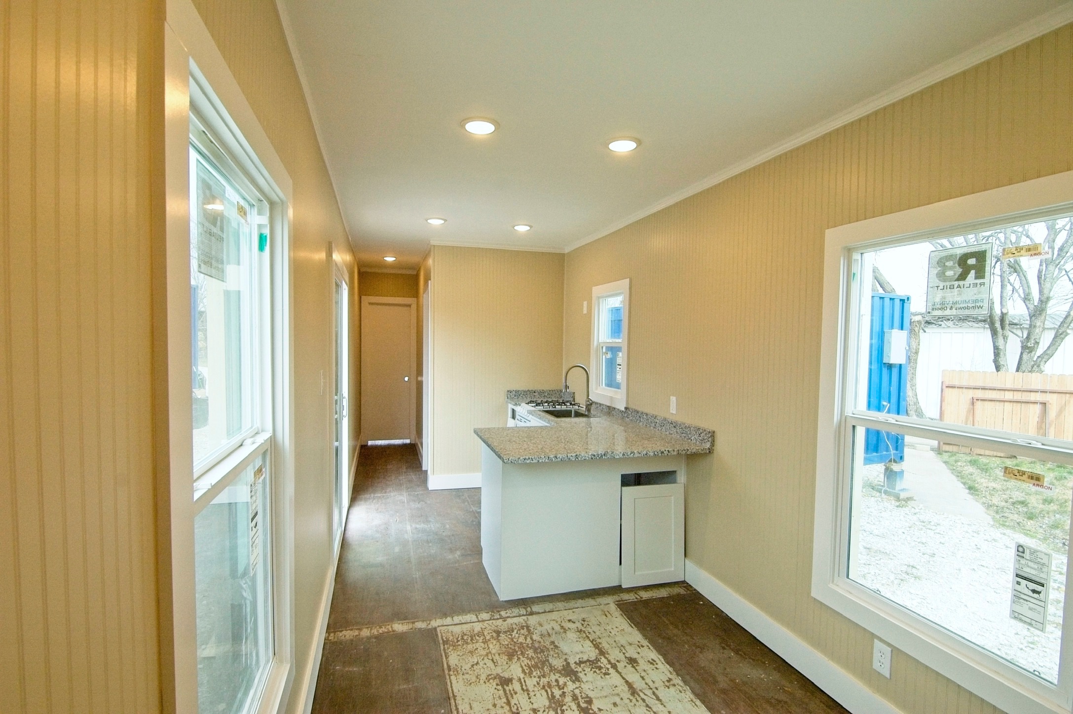 The Living and Kitchen Area of the Johnny Floor Plan